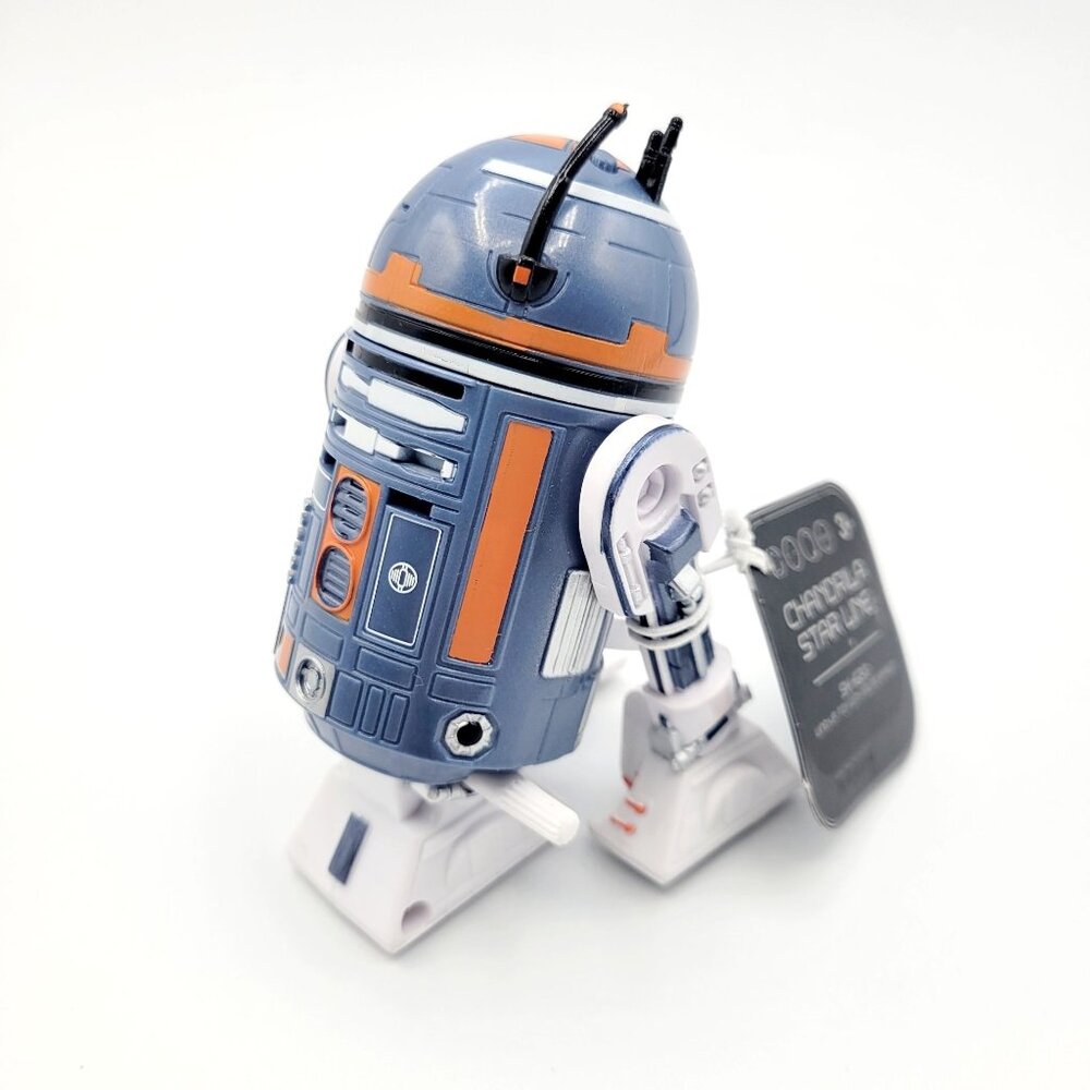 Star Wars Galactic Starcruiser Chandrila Star Line SK-620 Droid Wind Up Toy Blue